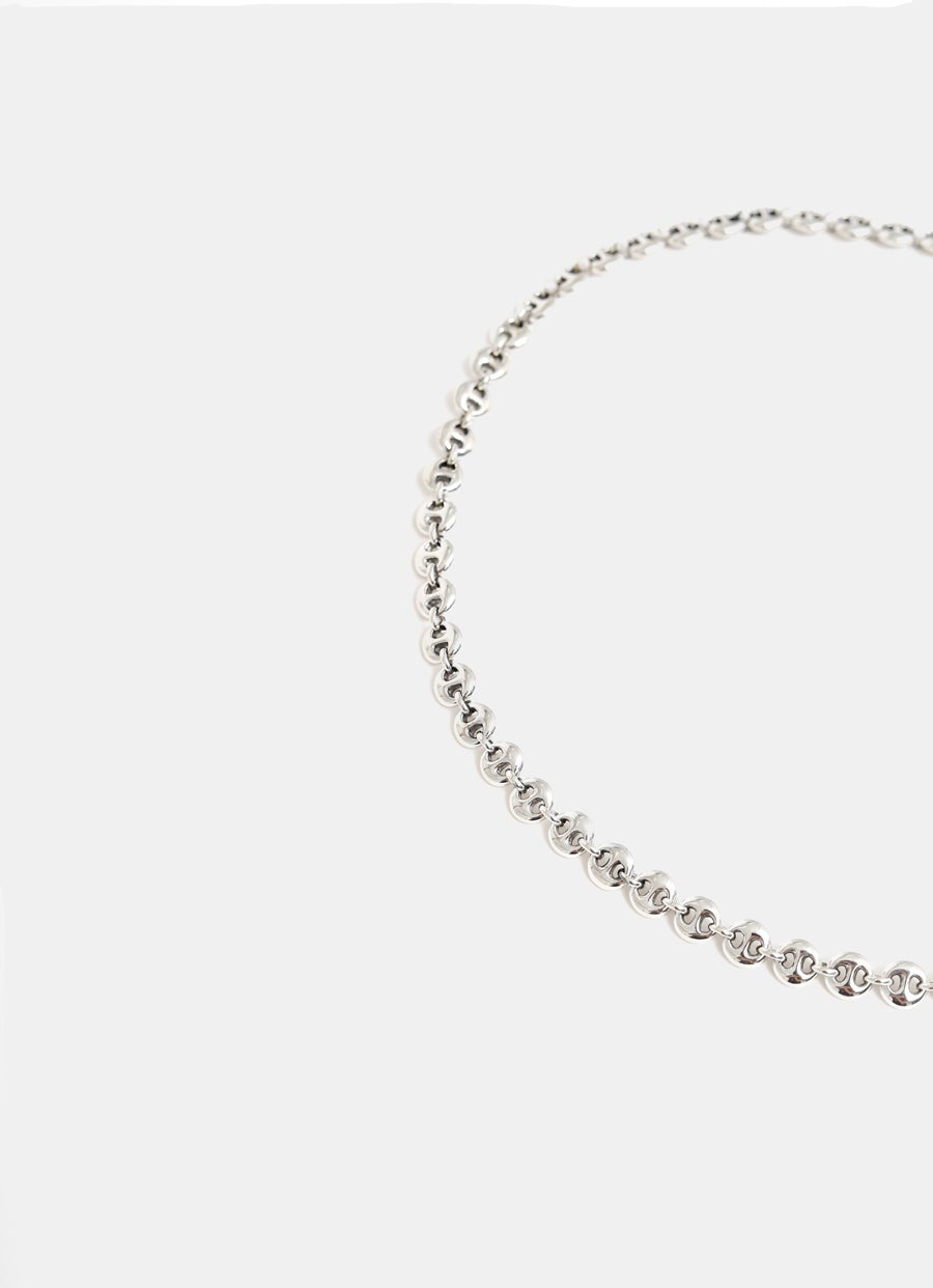Small Circle Link Necklace