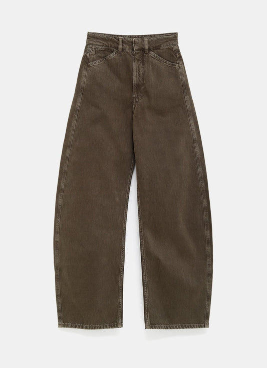 High Waisted Curved Pants