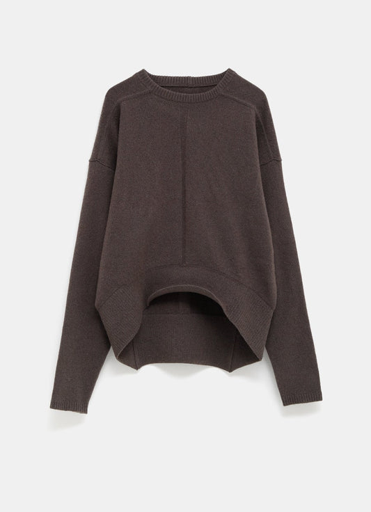 Curved Hem Sweater