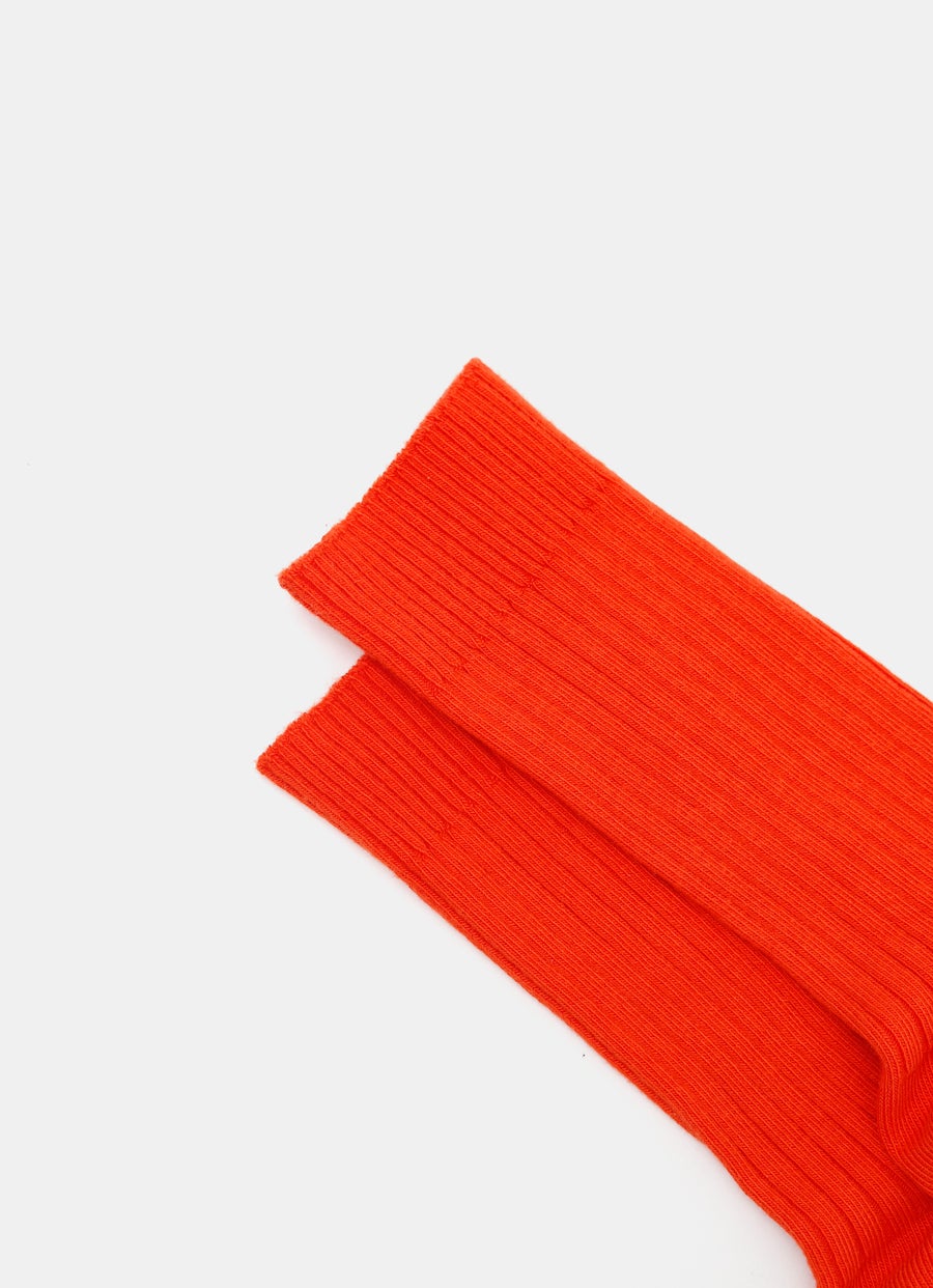 Rib Overankle Socks