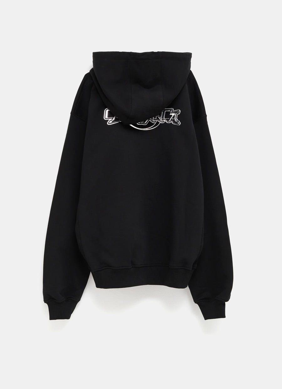 Chrome Zip Hoodie