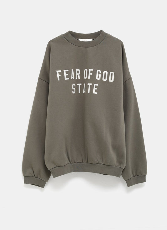 90s Fit Fleece Crewneck for Men