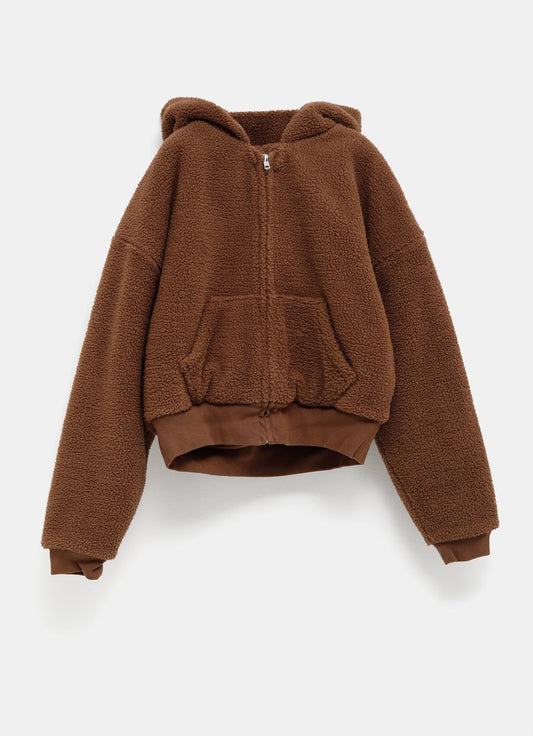 Unisex Terry Fleece Zipped Hoodie