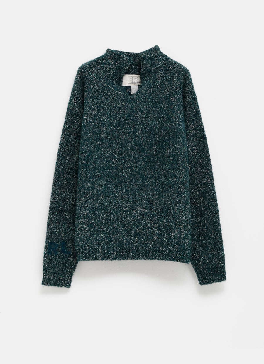 Unisex Slit Neck Sweater