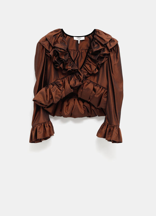 Ruffled Crop Top