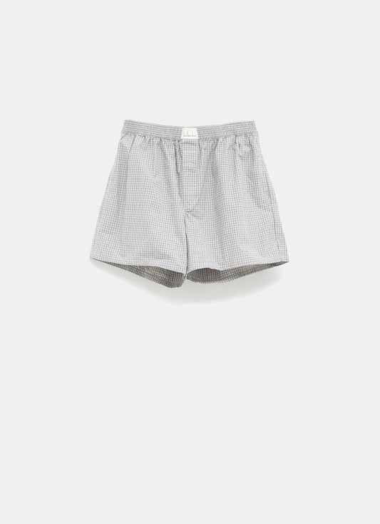 Unisex Light Check Boxer Shorts