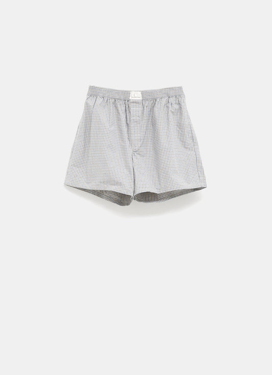 Unisex Light Check Boxer Shorts