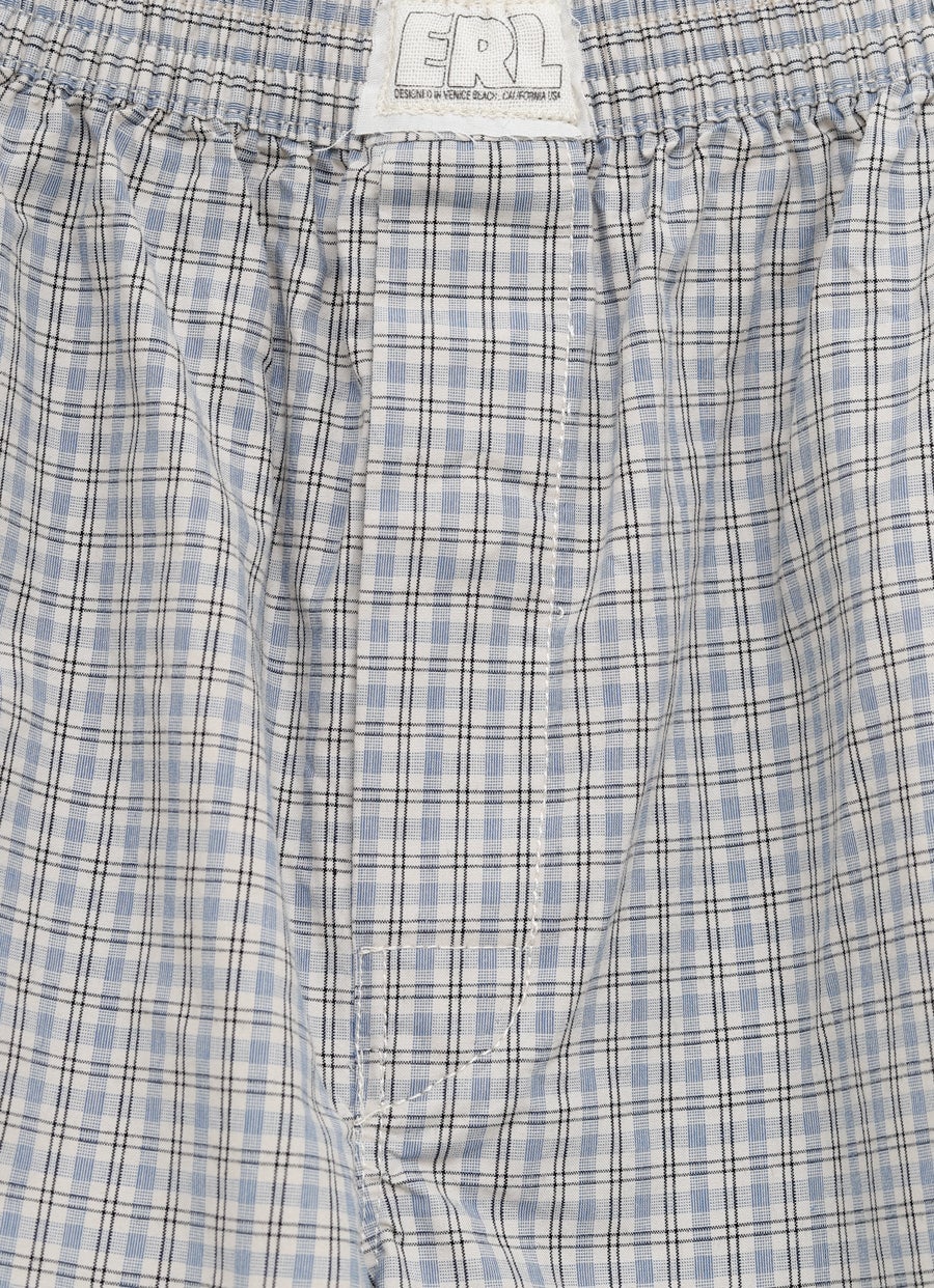 Unisex Light Check Boxer Shorts