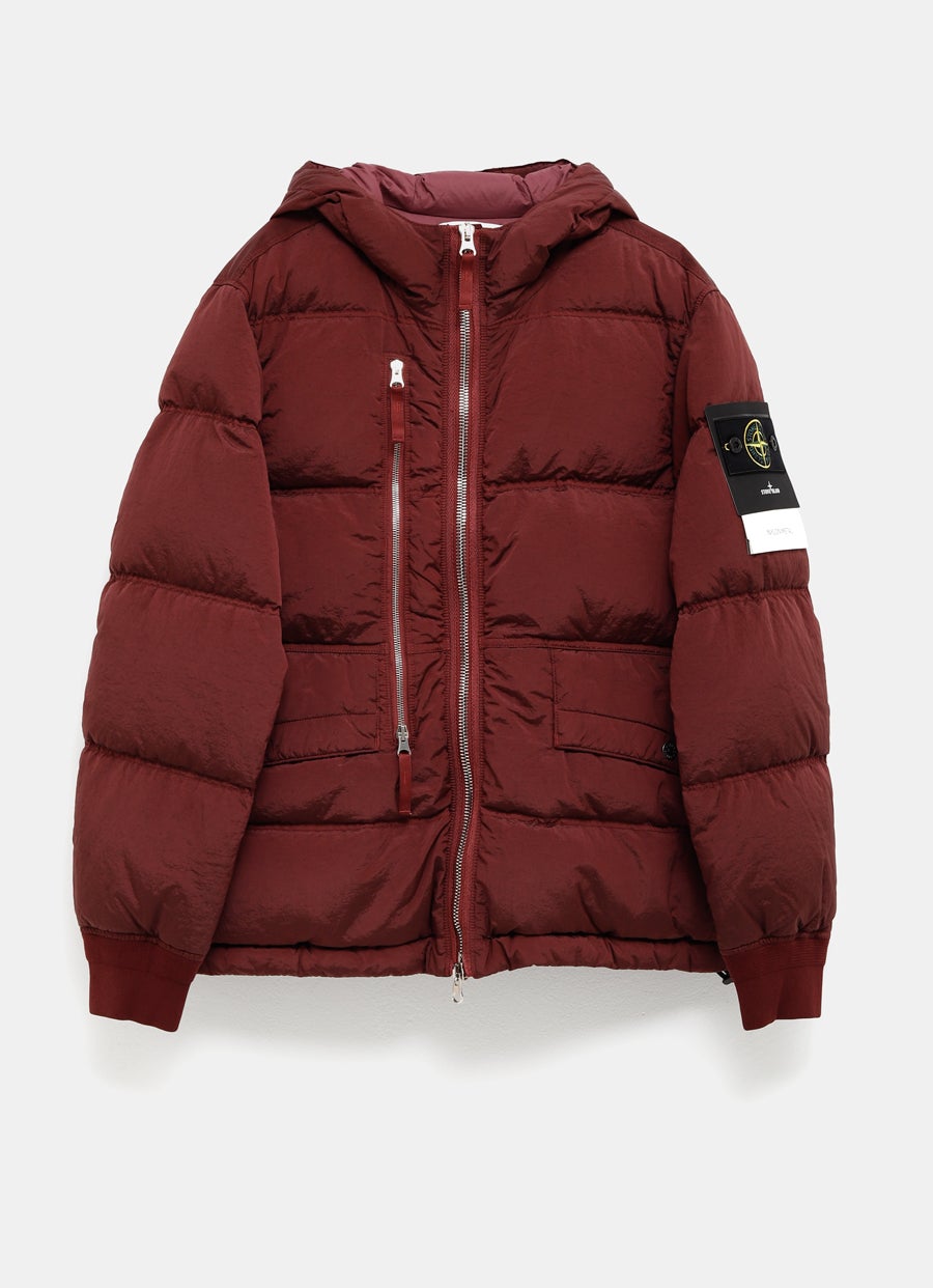 Nylon Metal Short Down Jacket