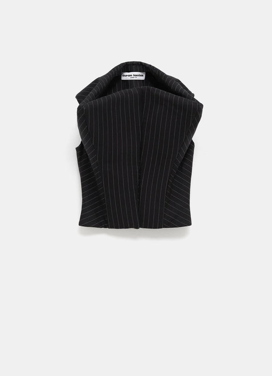 Profile Pinstriped Vest