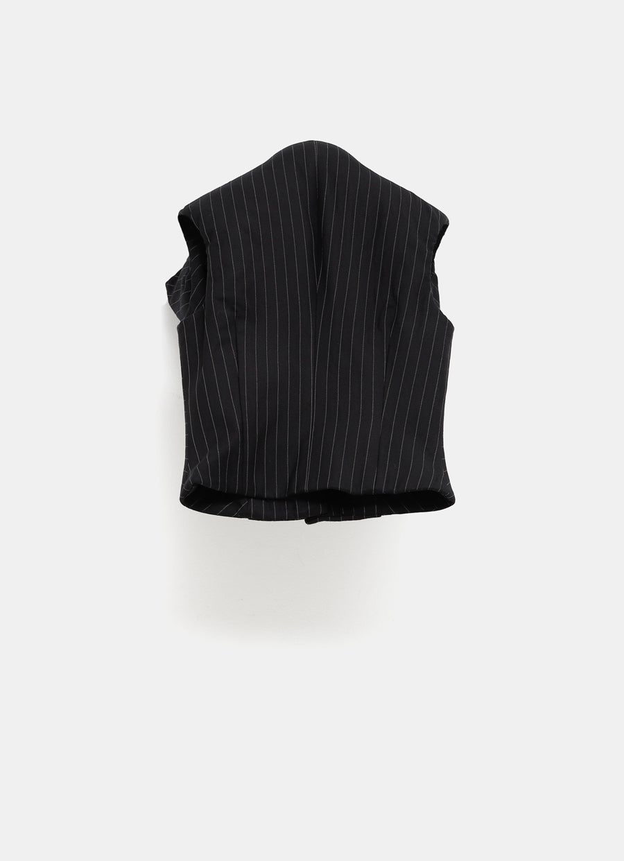 Profile Pinstriped Vest
