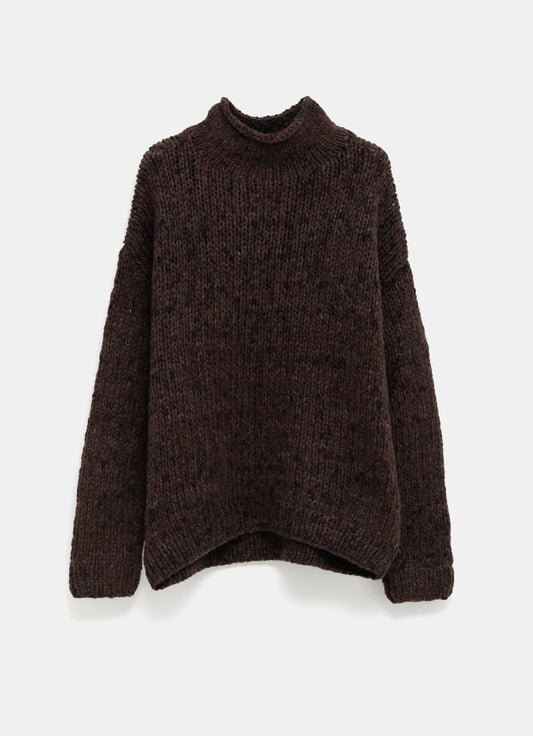 Handknit Paint Rollneck