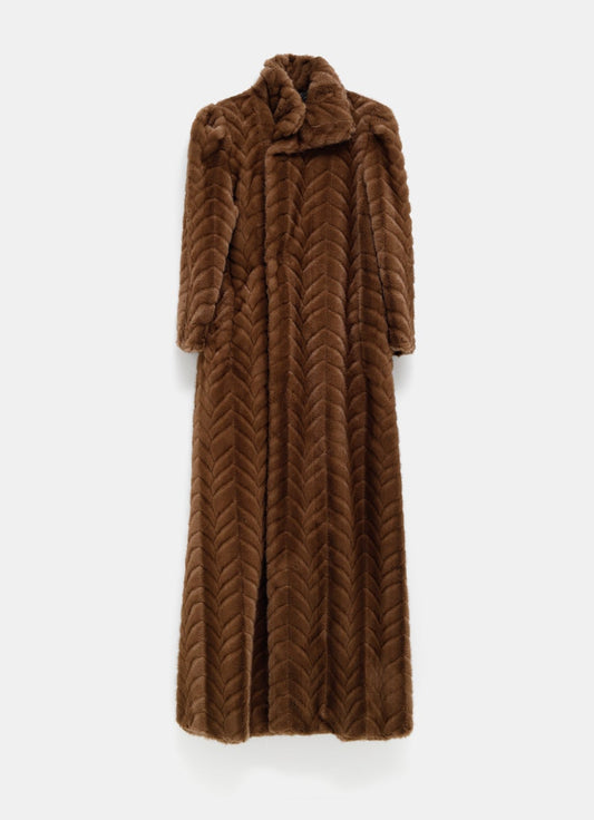 Faux Fur Maxi Coat
