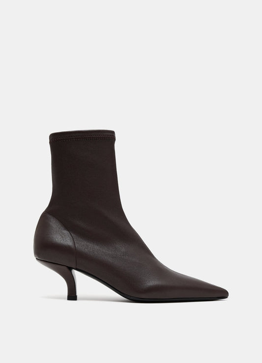 Nappa Heeled Sock Boot