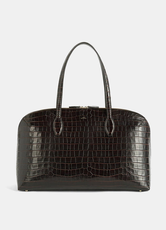 Croc-Embossed Day Tote