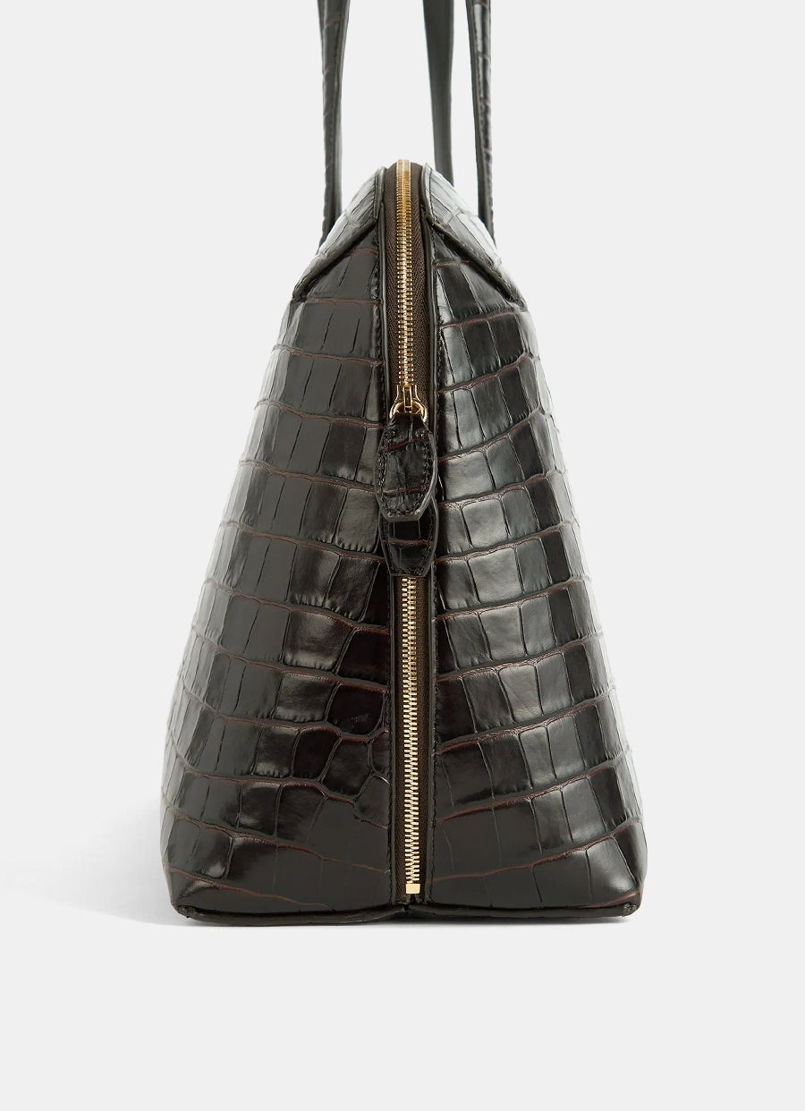 Croc-Embossed Day Tote