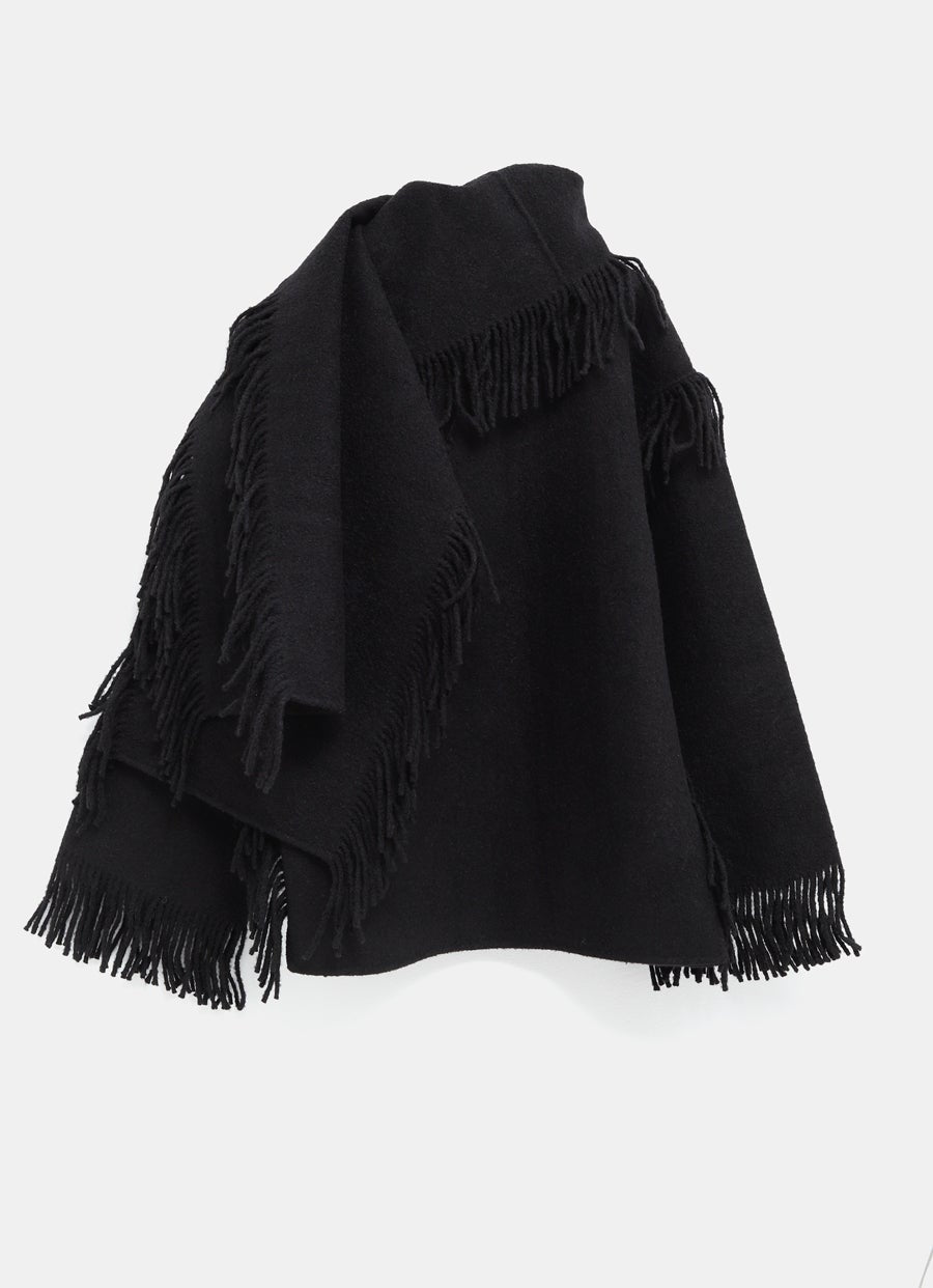 Fringed Scarf Jacket