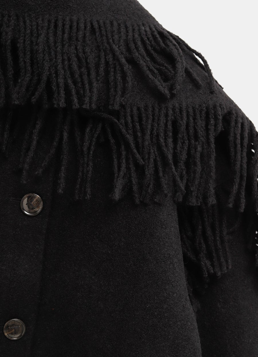 Fringed Scarf Jacket