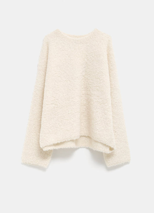 Boxy Bouclé Sweater