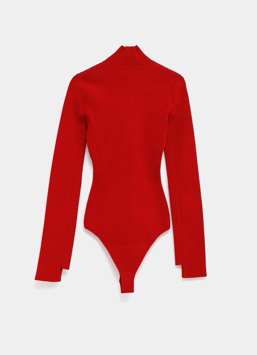 Mock Neck Bodysuit