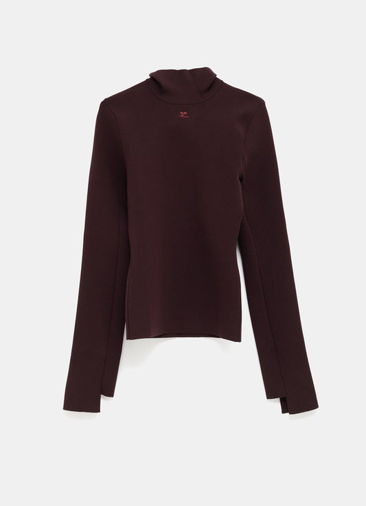 Interlock Mock neck Sweater