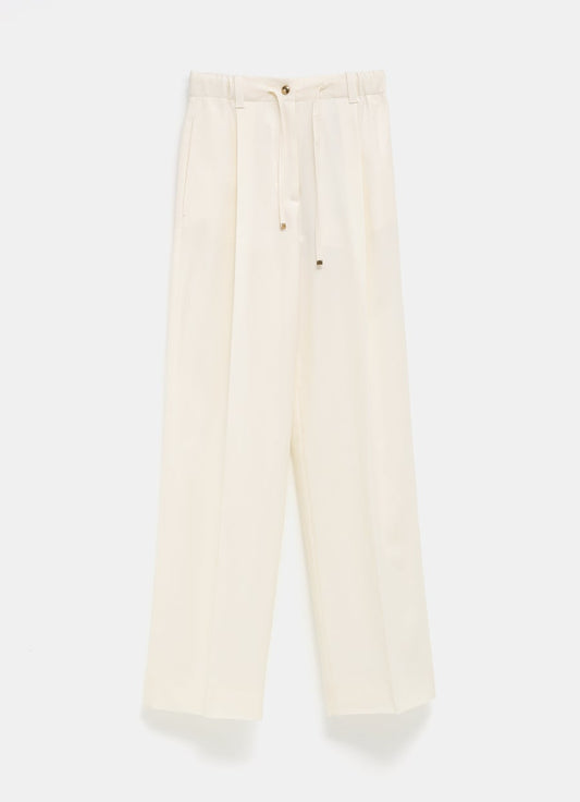 Wool Gabardine Trousers for Women