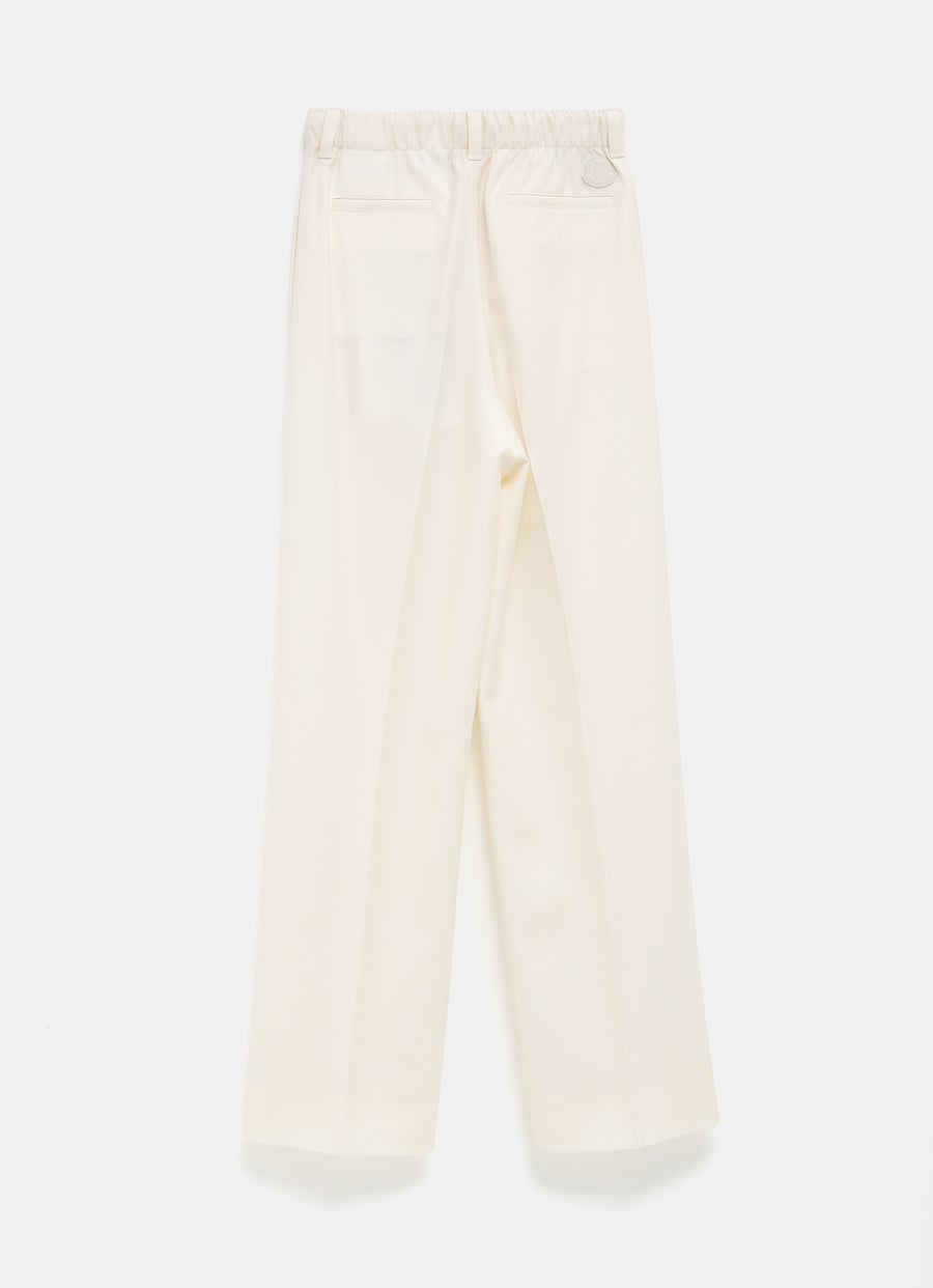 Wool Gabardine Trousers for Women