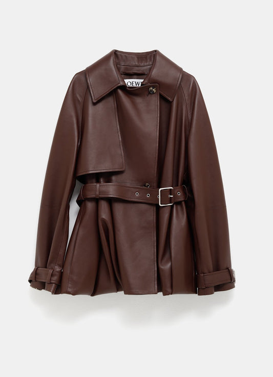 Balloon Leather Jacket for Women