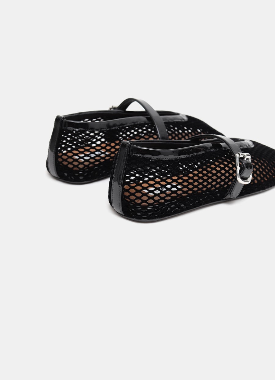 Mesh Ballet Flats