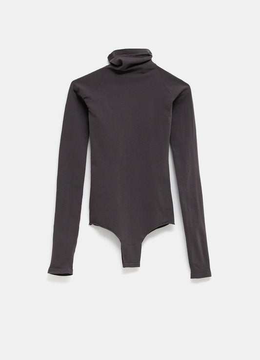 High Neck Second-Skin Knit Bodysuit