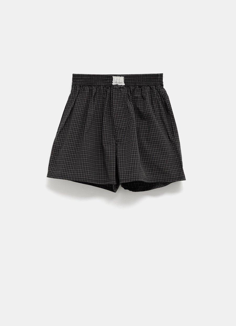 Unisex Mini Plaid Boxers